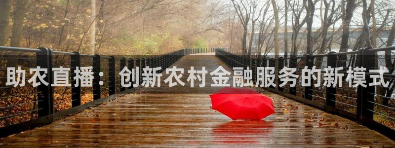 河豚体育在线观看直播：助农直播：创新农村金融服务的新模式